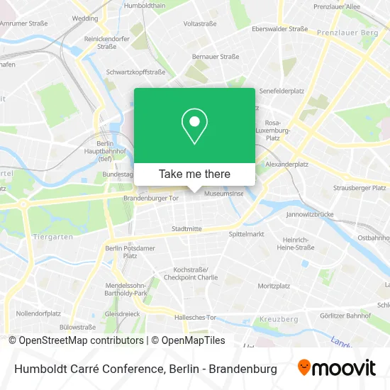 Humboldt Carré Conference map