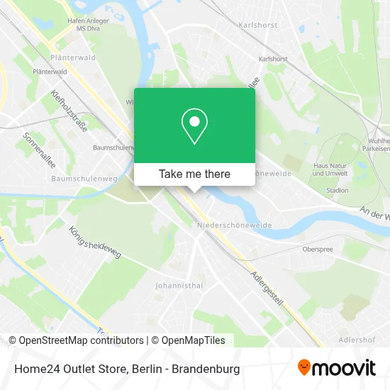 Home24 Outlet Store map