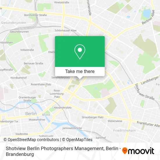 Shotview Berlin Photographers Management map
