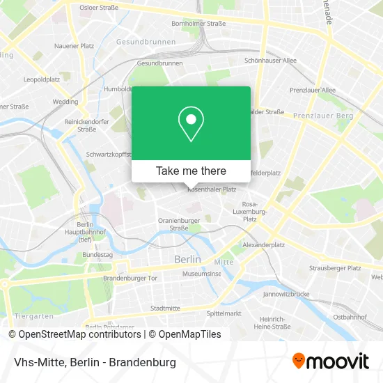 Vhs-Mitte map