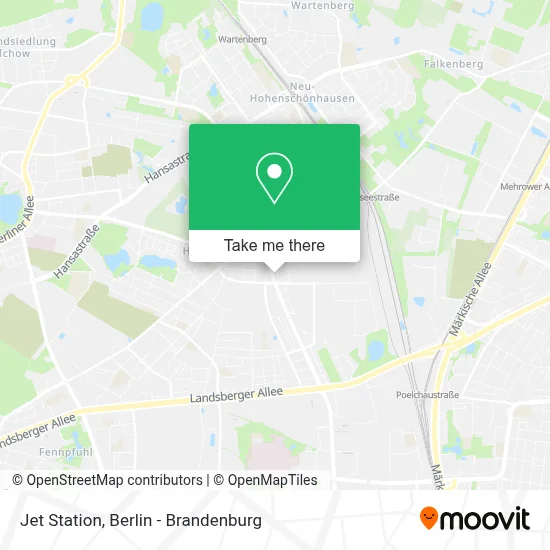 Jet Station map