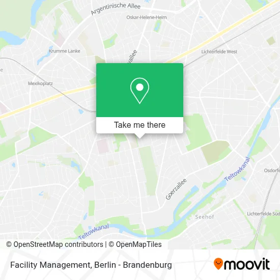Facility Management map