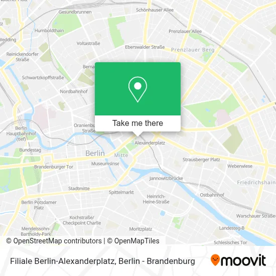 Filiale Berlin-Alexanderplatz map