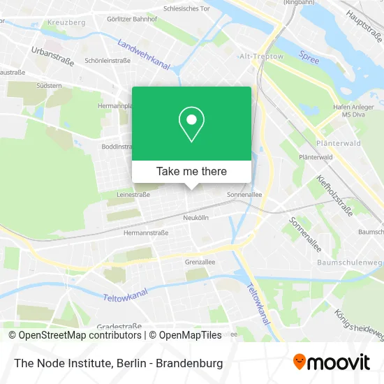 The Node Institute map