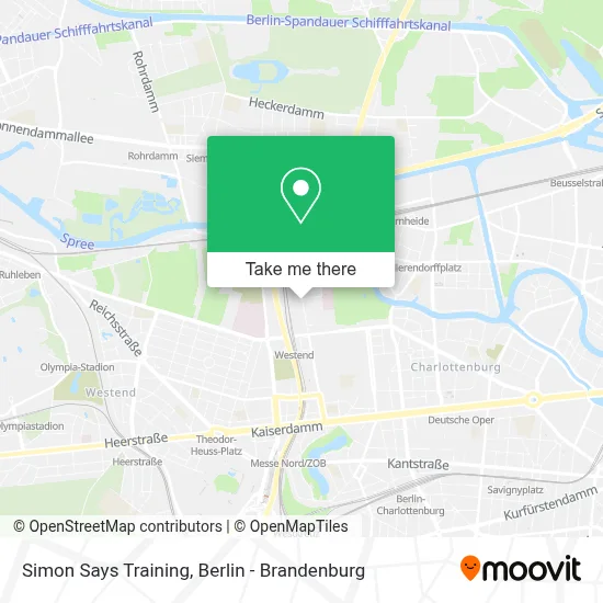 Simon Says Training map