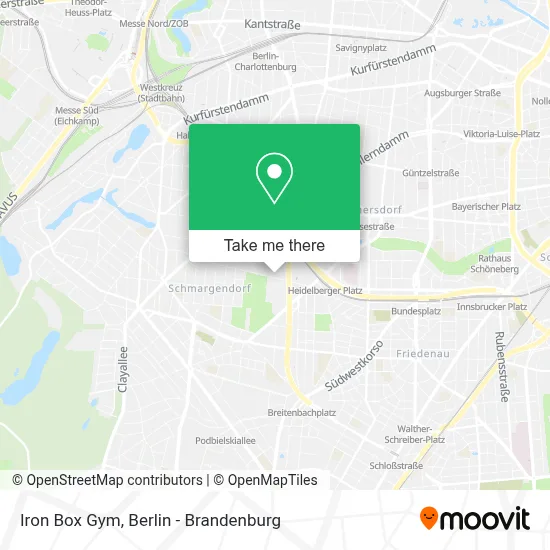 Iron Box Gym map