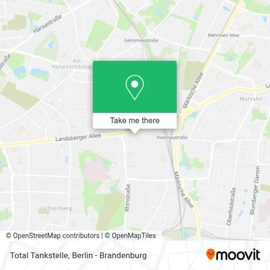 Total Tankstelle map