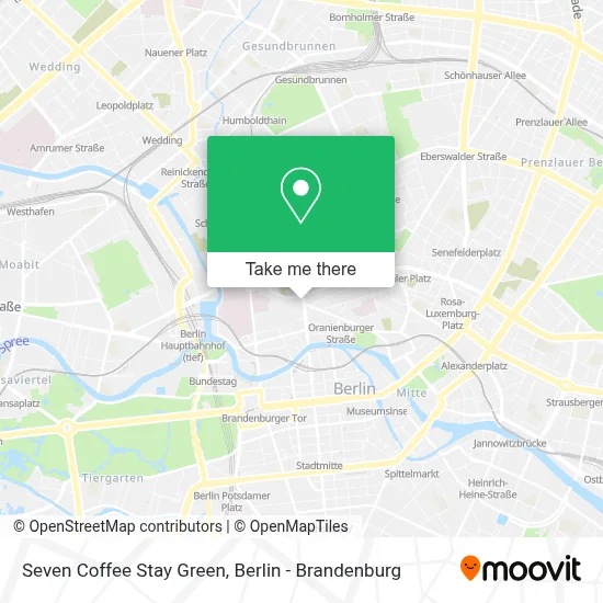 Seven Coffee Stay Green map