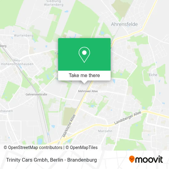 Trinity Cars Gmbh map