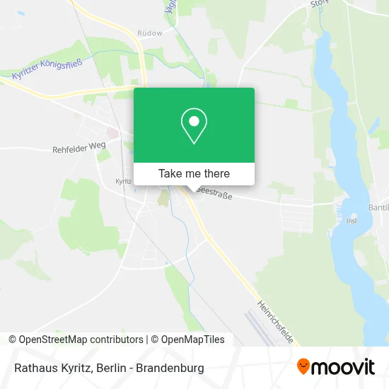 Rathaus Kyritz map