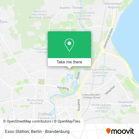 Esso Station map