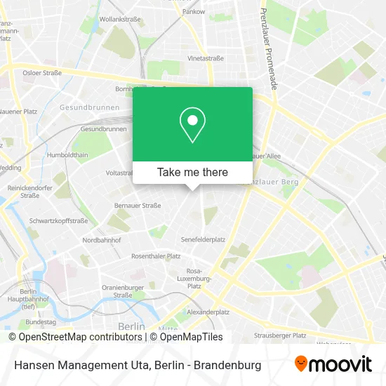 Hansen Management Uta map