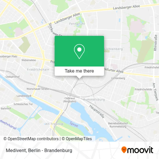 Medivent map
