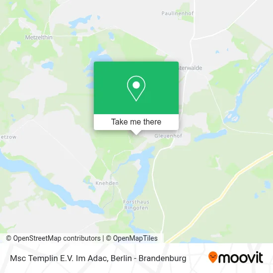 Msc Templin E.V. Im Adac map