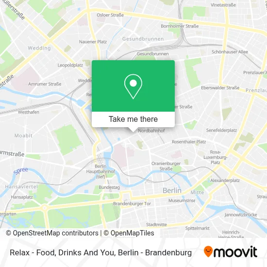 Relax - Food, Drinks And You map