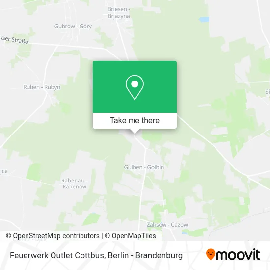 Feuerwerk Outlet Cottbus map