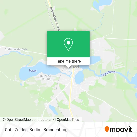 Cafe Zeitlos map