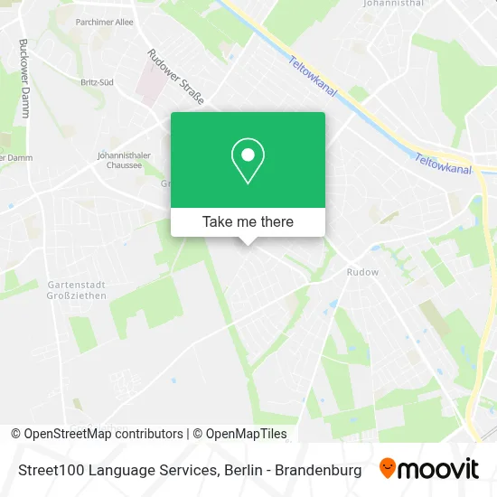 Street100 Language Services map