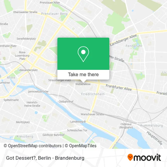 Got Dessert? map