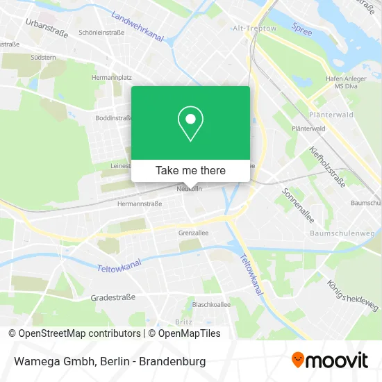 Wamega Gmbh map