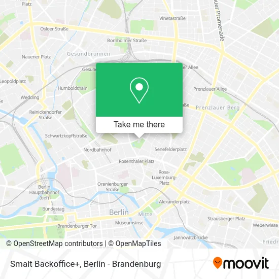 Smalt Backoffice+ map