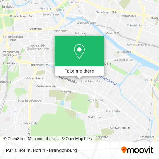 Paris Berlin map