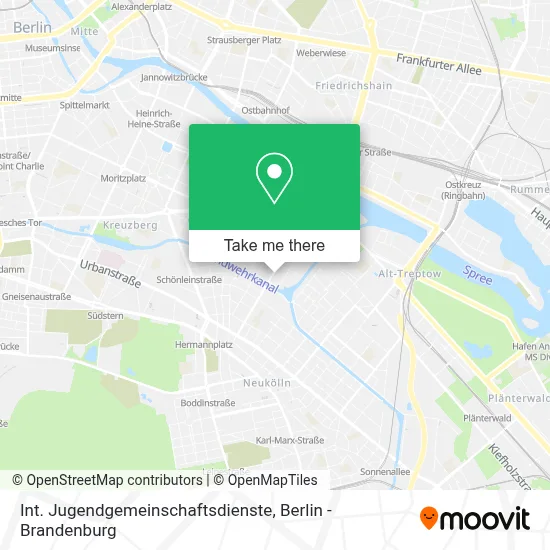 Int. Jugendgemeinschaftsdienste map