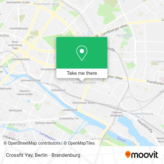 Crossfit Yay map