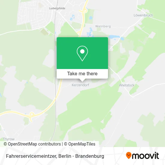Fahrerservicemeintzer map
