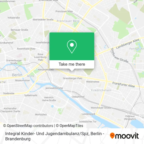 Integral Kinder- Und Jugendambulanz / Spz map