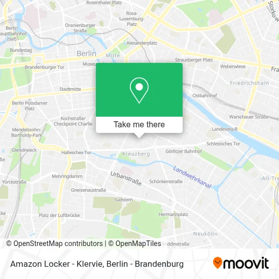 Amazon Locker - Klervie map