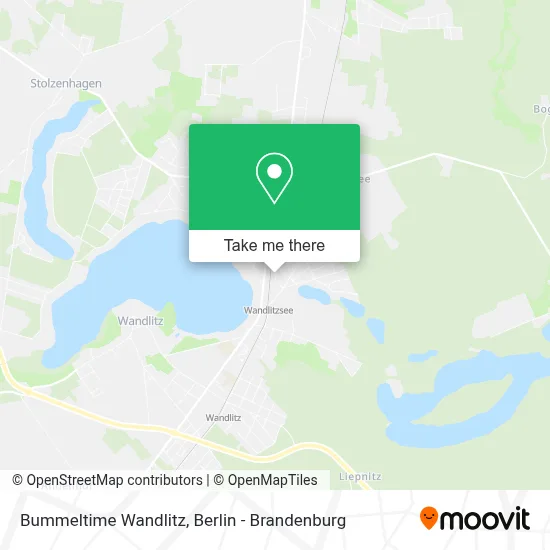 Bummeltime Wandlitz map