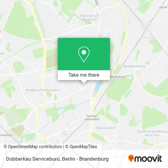 Dobberkau Serviceburo map