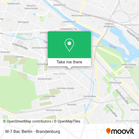 W-7 Bar map