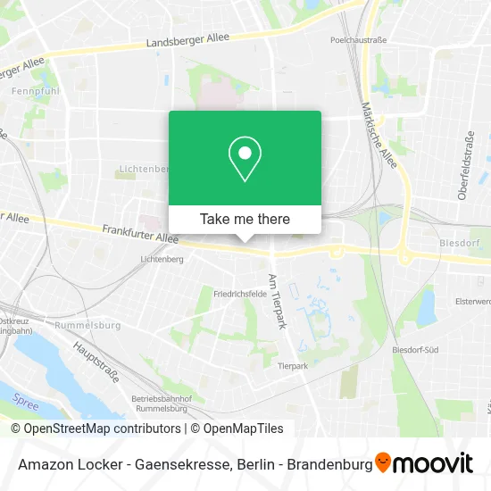 Amazon Locker - Gaensekresse map