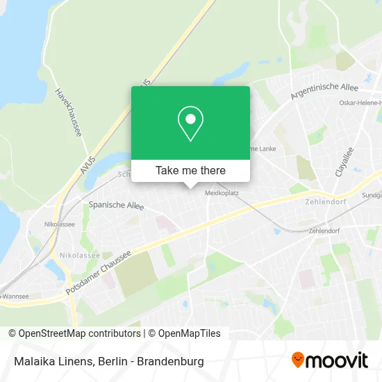 Malaika Linens map