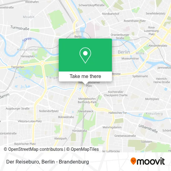 Der Reiseburo map