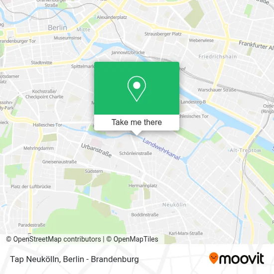 Tap Neukölln map