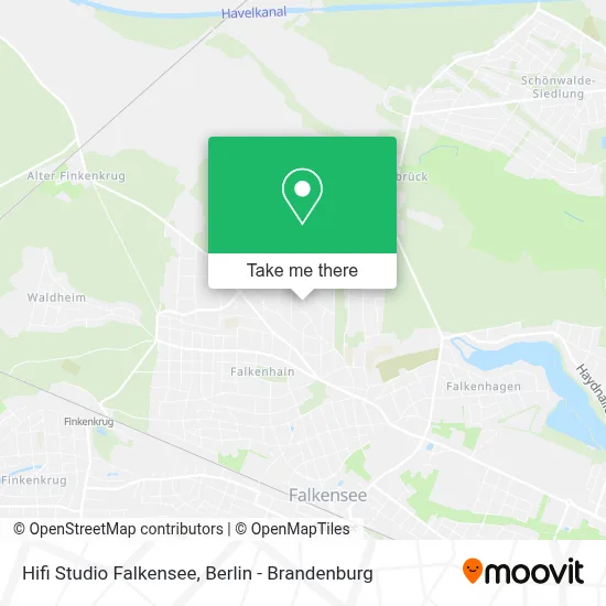 Hifi Studio Falkensee map