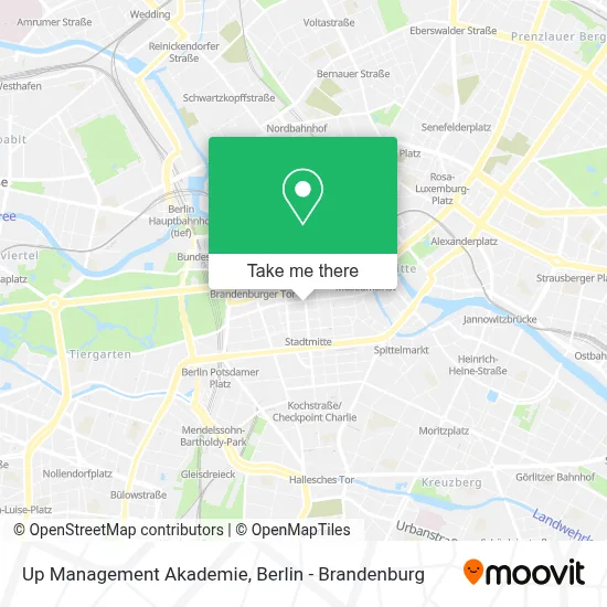 Up Management Akademie map