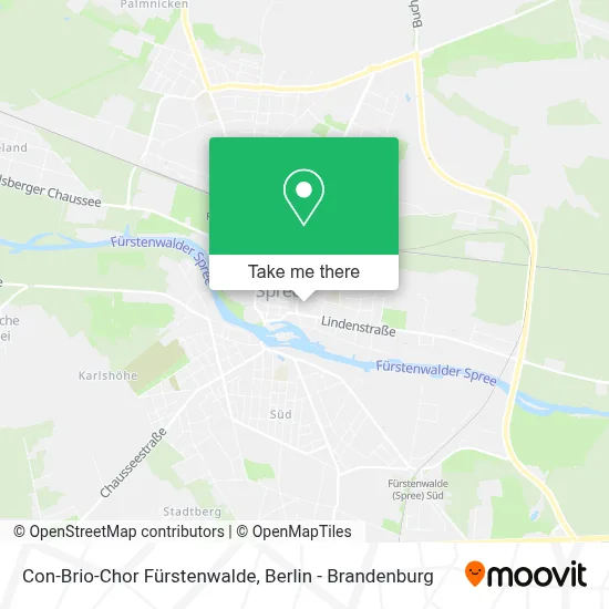 Con-Brio-Chor Fürstenwalde map