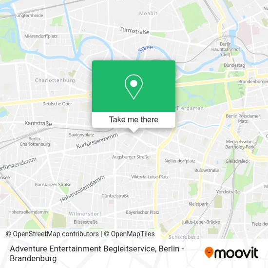 Adventure Entertainment Begleitservice map