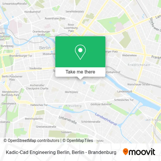 Kadic-Cad Engineering Berlin map