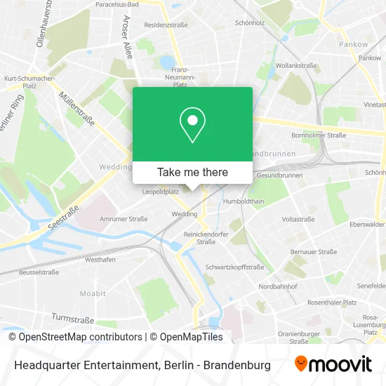 Headquarter Entertainment map
