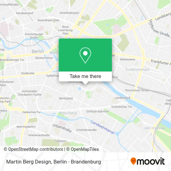 Martin Berg Design map