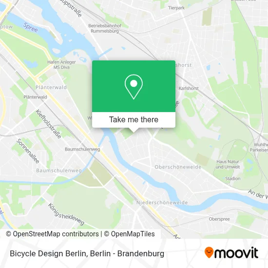 Bicycle Design Berlin map