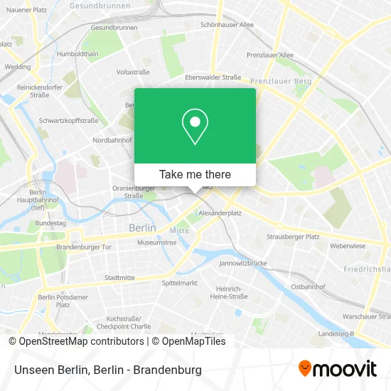 Unseen Berlin map