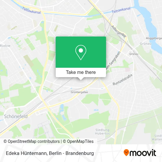 Edeka Hüntemann map
