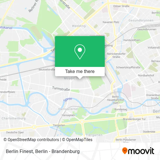 Berlin Finest map