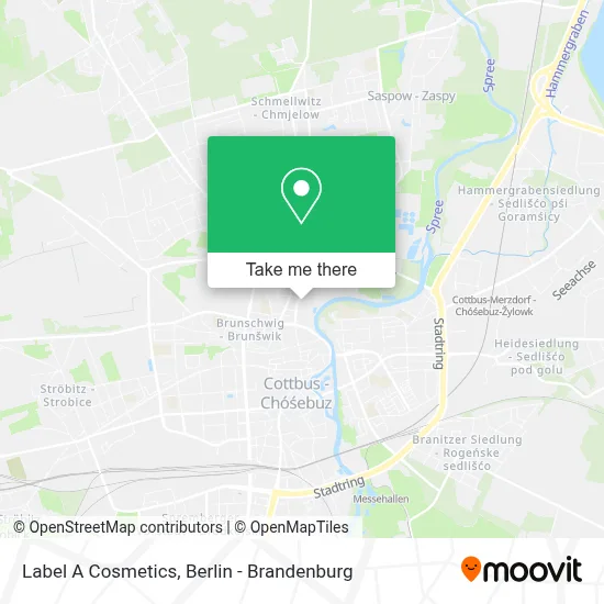 Label A Cosmetics map